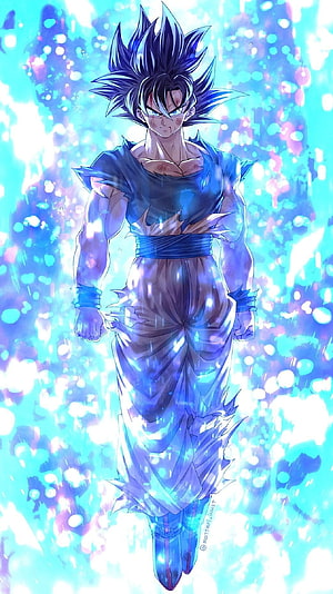 Goku Ultra Instinct Dragon Ball Z Anime Character Artwork HD phone wallpaper