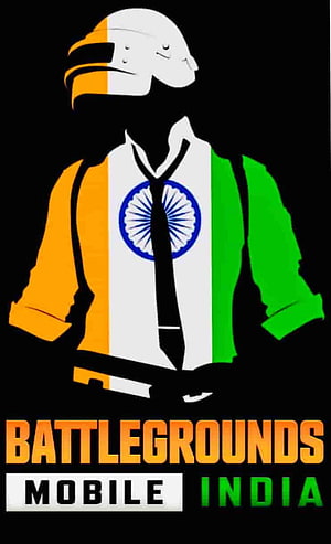 Battlegrounds Mobile India Silhouette with Indian Flag Colors and Ashoka Chakra HD phone wallpaper