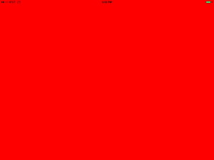 Vibrant Solid Red Minimalist Screen with Phone Status Bar Overlay HD wallpaper