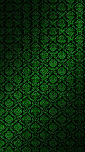 Dark Green and Black Damask Pattern with Ornate Floral Motifs and Classic Baroque Design HD phone wallpaper