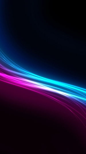 Abstract Neon Light Trails in Cyan and Magenta on Dark Background HD phone wallpaper