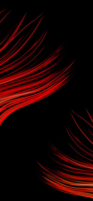 Abstract Red Light Streaks on Black Background Minimalist Wallpaper HD phone wallpaper