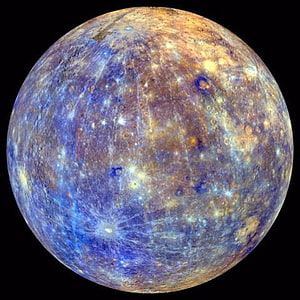 Mercury Planet Surface Texture and Cratered Terrain in Deep Space HD phone wallpaper