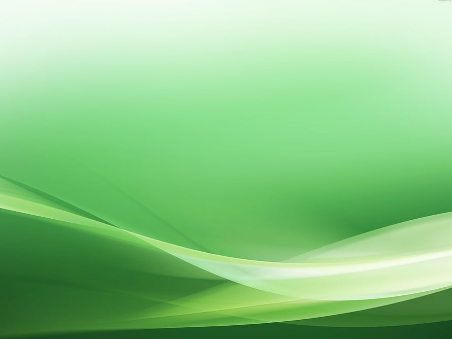 Elegant Green Abstract Waves with Soft Gradient and Flowing Curves HD wallpaper