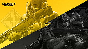 Call of Duty Mobile Tactical Operatives Split Screen Artwork HD wallpaper