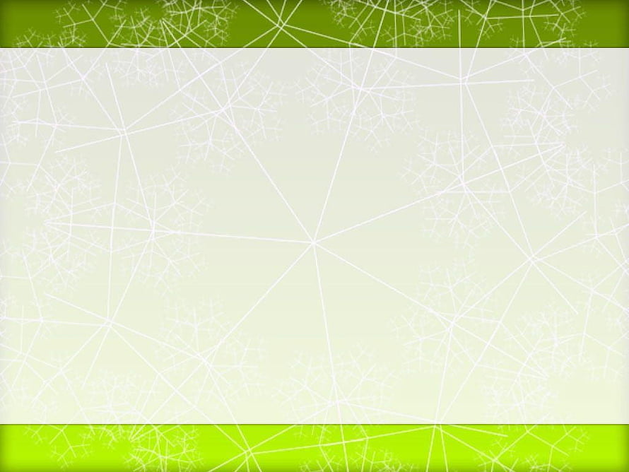 Minimalist Green Geometric Snowflake Pattern with White Central Space HD wallpaper