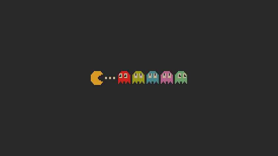Pac-Man and Ghosts Pixel Art on Dark Background, DWM] I think that Gruvbox is the one of the best colorschemes : r/unixporn, #gruvbox HD wallpaper