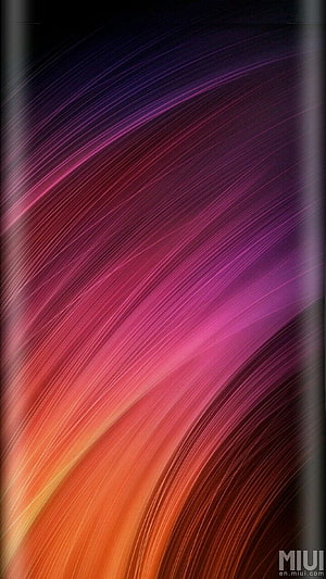 Vibrant Curved Light Streaks Abstract Gradient Wallpaper HD phone wallpaper