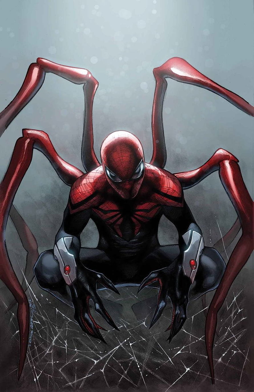 Doctor Octopus in Superior Spider-Man Suit with Mechanical Tentacles HD phone wallpaper