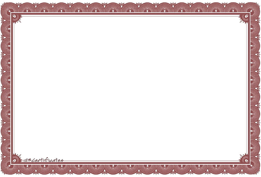 Elegant Maroon Guilloche Certificate Border Template with Ornate Scalloped Frame Design HD wallpaper