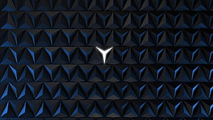 Lenovo Legion Y530 Dark Geometric Pattern with Glowing Logo HD wallpaper