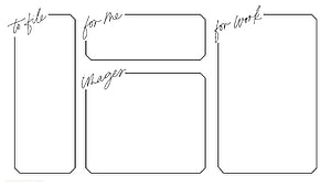 Minimalist Laptop Screen Organizer with Handwritten Labels for Productivity HD wallpaper