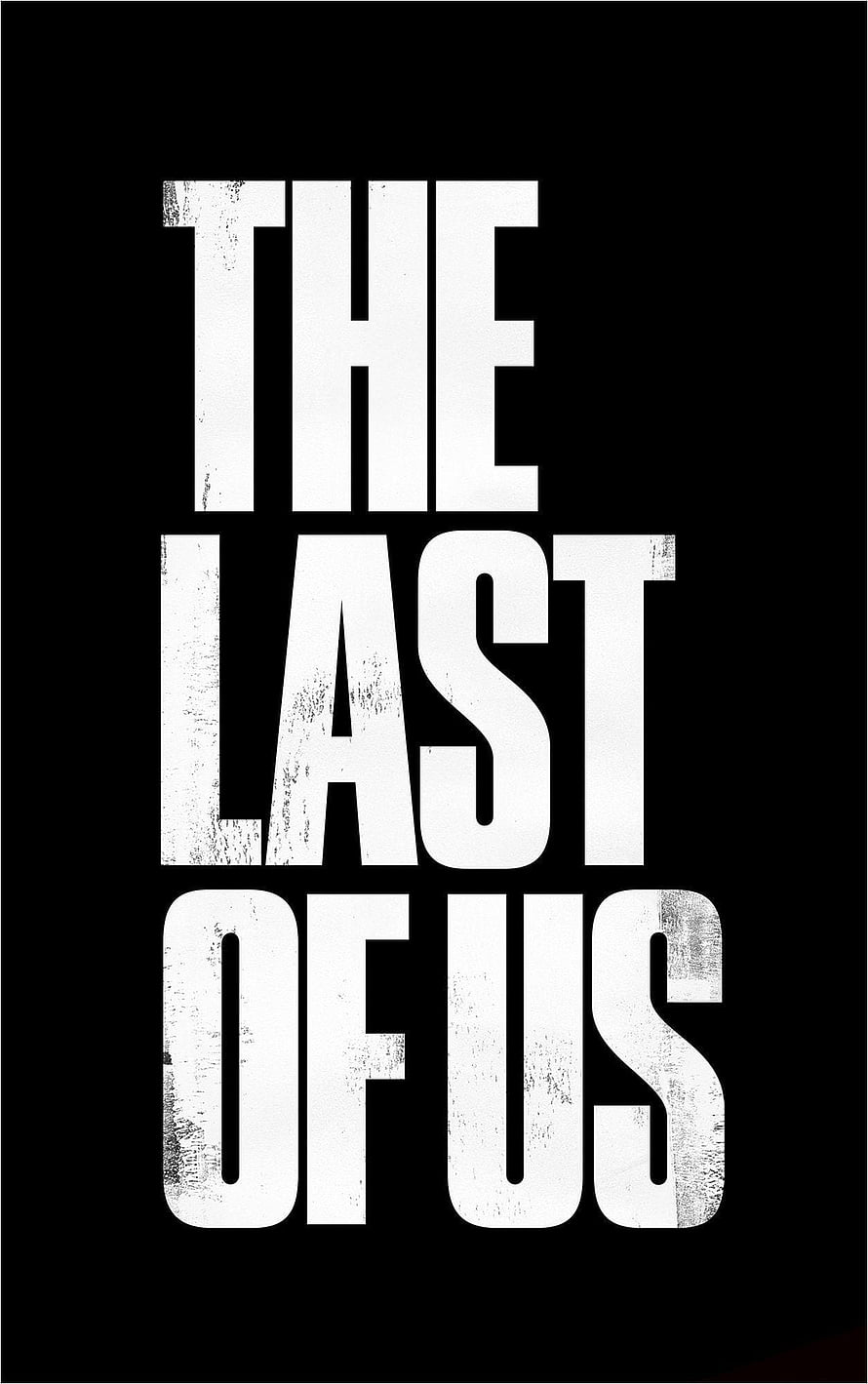 The Last of Us Minimalist Logo on Black Background HD phone wallpaper