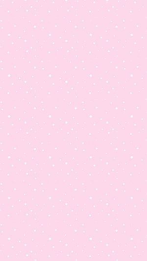 Soft Pastel Pink Polka Dot Pattern with Scattered White Dots for a Cute Kawaii Aesthetic HD phone wallpaper