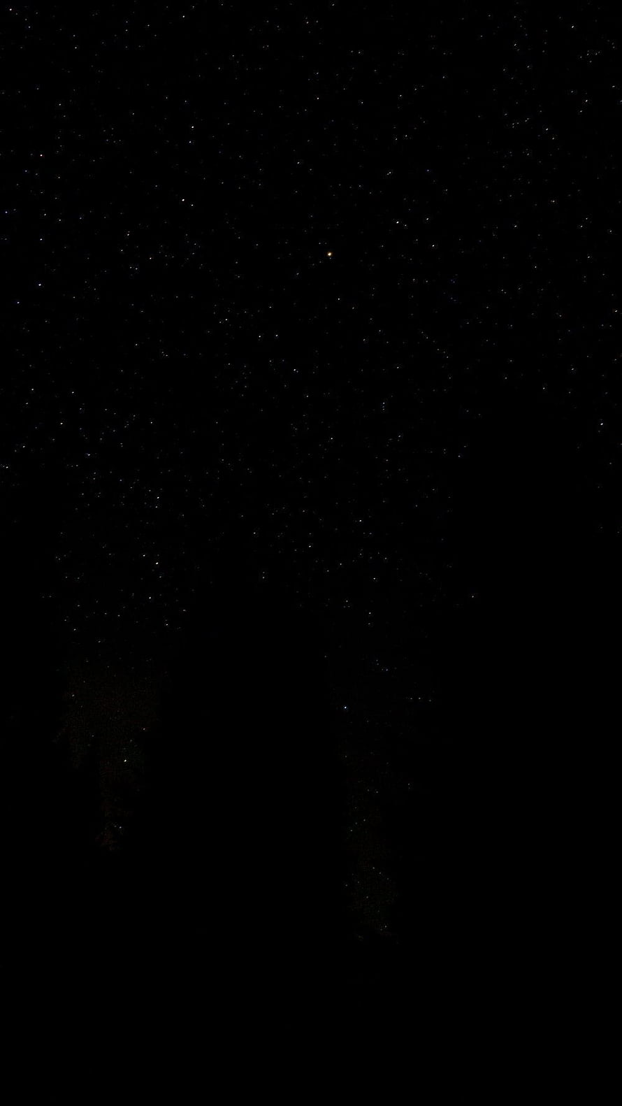 Minimalist Starry Night Sky with Scattered Constellations on Deep Black Background HD phone wallpaper