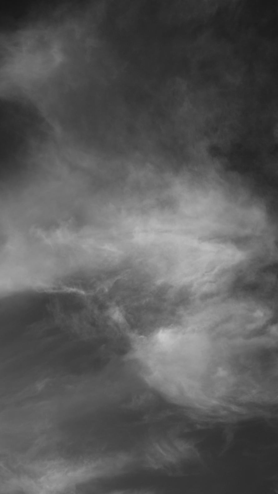 Moody Dark Grey Clouds Aesthetic Wallpaper HD phone wallpaper