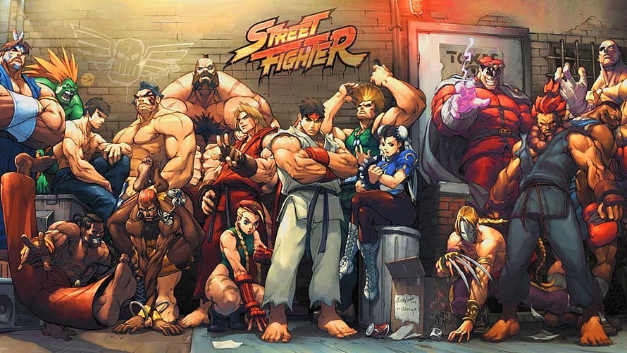 Street Fighter II The World Warrior Character Lineup Illustration HD wallpaper