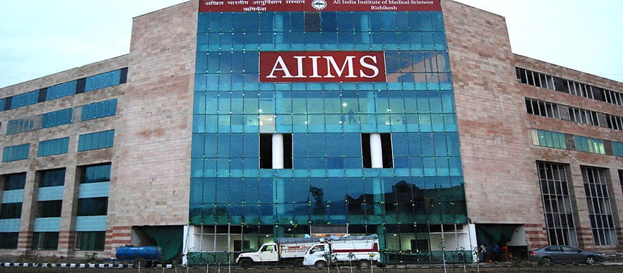All India Institute of Medical Sciences Rishikesh Campus Building Exterior HD wallpaper