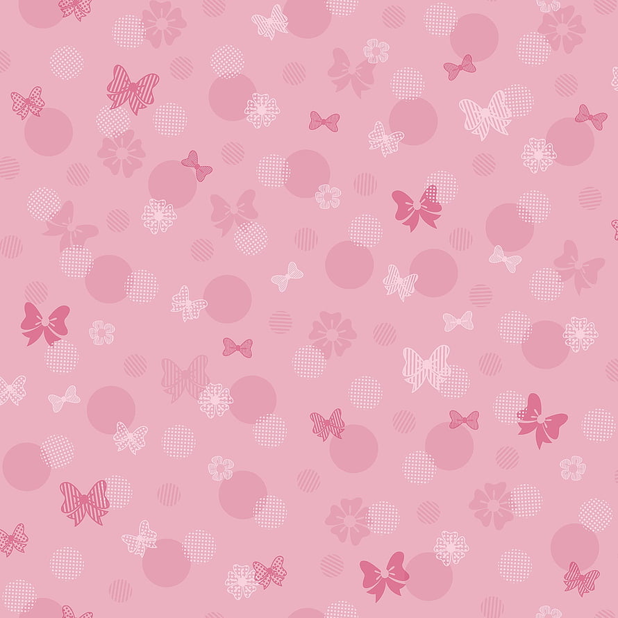 Minnie Mouse Pink Bow and Polka Dot Seamless Pattern Wallpaper HD phone wallpaper