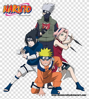 Naruto Team 7 Anime Characters Naruto Sasuke Sakura Kakashi Action Pose HD phone wallpaper