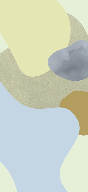 Soft Pastel Abstract Shapes with Watercolor Texture and Muted Earth Tones HD phone wallpaper