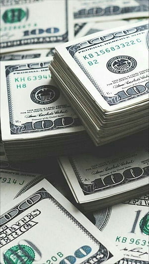 Stacks of US One Hundred Dollar Bills Arranged in Neat Piles HD phone wallpaper