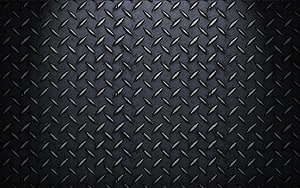 Dark Industrial Diamond Plate Metal Texture with Black Metallic Finish HD wallpaper