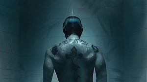 John Wick Back Tattoo Under Water Cinematic Scene HD wallpaper