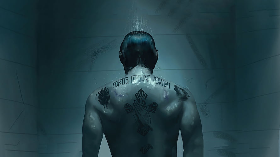 John Wick Back Tattoo Under Water Cinematic Scene HD wallpaper