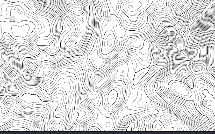 Minimalist Black and White Topographic Contour Line Pattern Background HD wallpaper