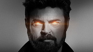 Billy Butcher from The Boys with Glowing Eyes in Dramatic Black and White Portrait HD wallpaper