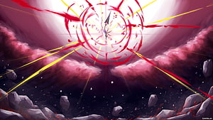 Karna unleashing radiant energy burst in dramatic Fate Grand Order fantasy artwork HD wallpaper
