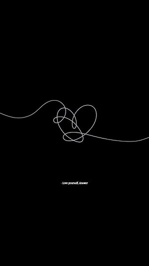 Minimalist White Line Art on Black Background with Inspirational Quote HD phone wallpaper