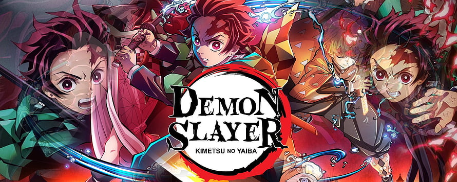 Demon Slayer Kimetsu no Yaiba Anime Character Group Artwork HD wallpaper