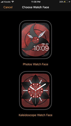 Itachi Uchiha Sharingan Apple Watch Face Design HD phone wallpaper