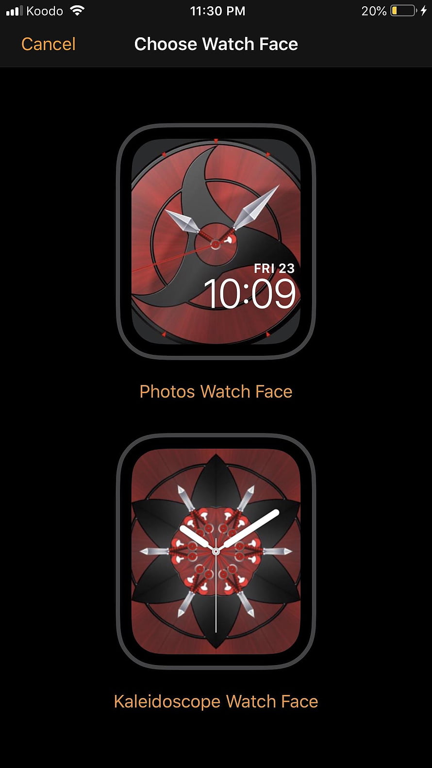 Itachi Uchiha Sharingan Apple Watch Face Design HD phone wallpaper