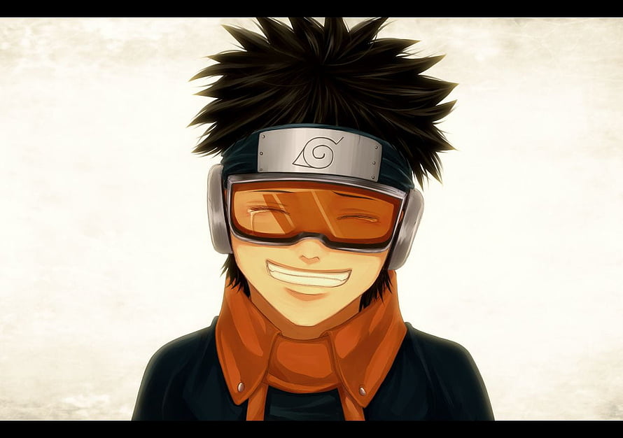 Uchiha Obito Anime Portrait with Goggles and Headband HD wallpaper