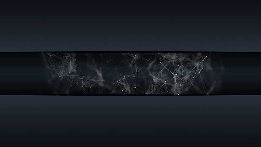 Dark Abstract Network Node Banner With Geometric Connections And Minimalist Design HD wallpaper