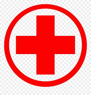Red Medical Cross Icon Inside Circle On Transparent Background HD phone wallpaper