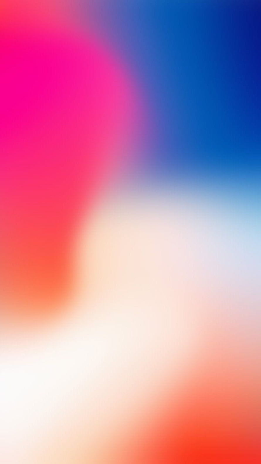 Vibrant Abstract Gradient with Soft Blends of Pink, Blue, and Orange HD phone wallpaper