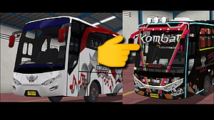 Bus Simulator Indonesia Custom Livery Showcase Featuring Kombat and Music Themes HD wallpaper