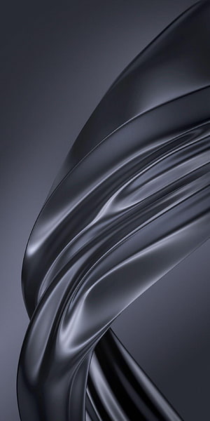 Sleek Dark Metallic Abstract Flow with Smooth Curved Surfaces and Minimalist Design HD phone wallpaper