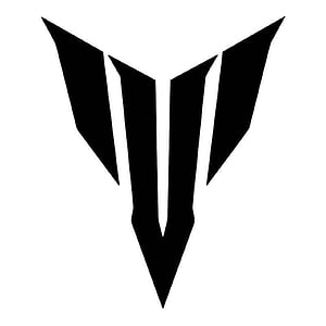 Yamaha MT-07 Black Emblem Logo on White Background HD phone wallpaper