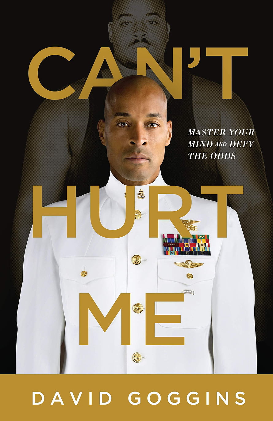 David Goggins in Navy Dress Uniform on Can't Hurt Me Book Cover HD phone wallpaper