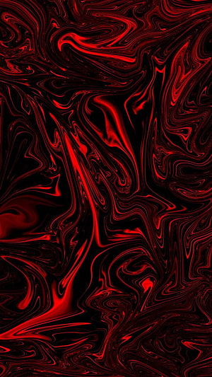 Dark Red Liquid Metal Abstract Flowing Texture HD phone wallpaper
