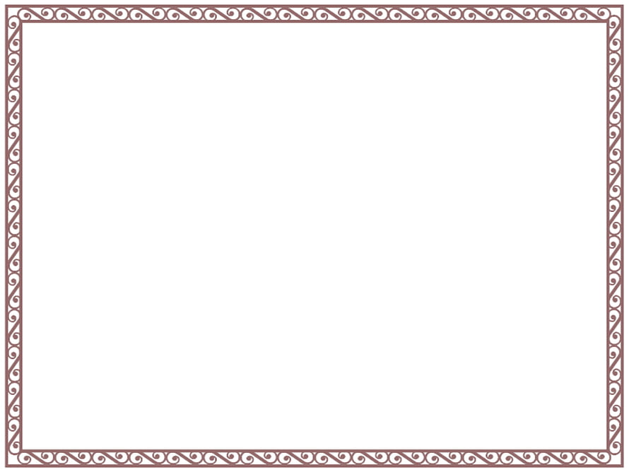 Elegant Decorative Certificate Border Frame with Scrollwork Design HD wallpaper