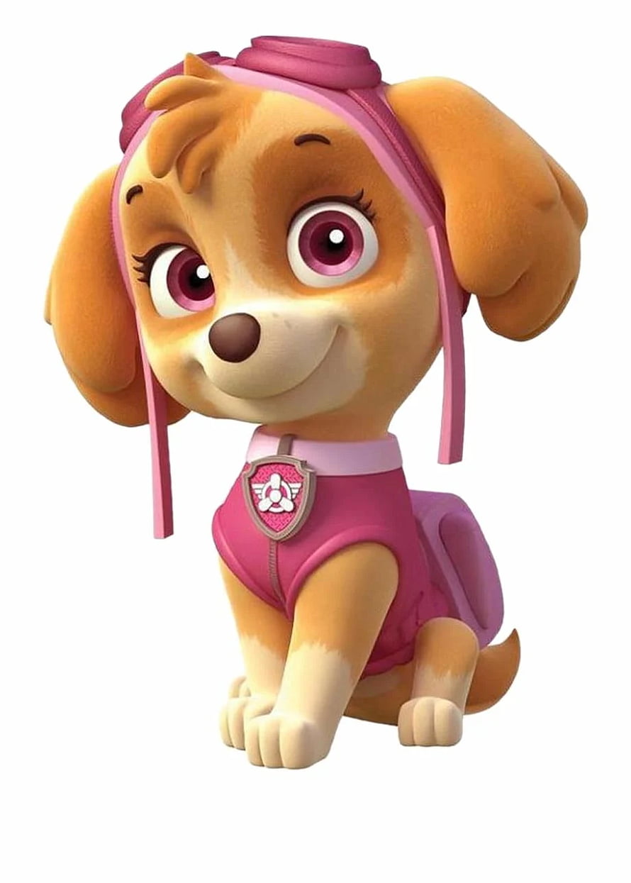 Skye from Paw Patrol in Pink Aviator Suit and Headset HD phone wallpaper