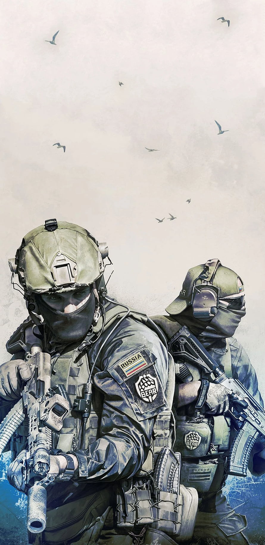 Escape from Tarkov Russian Bear Unit Tactical Soldiers Digital Art HD phone wallpaper