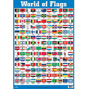 Complete World Flags Chart With Country Names And National Emblems HD phone wallpaper