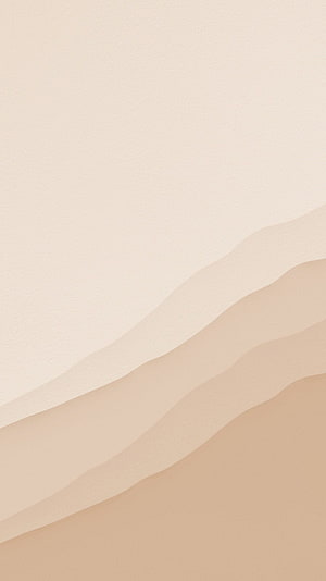 Minimalist Beige Sand Dunes Abstract Landscape with Soft Layered Waves HD phone wallpaper